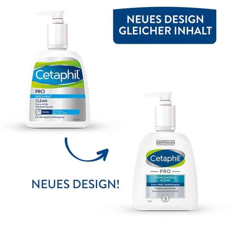 Cetaphil Handseife-Pro Itch Control Clean extra milde Handreinigung , 236 ml