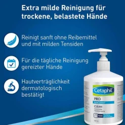 Cetaphil Handseife-Pro Itch Control Clean extra milde Handreinigung , 236 ml
