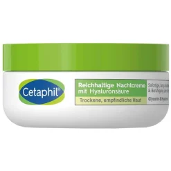 Cetaphil reichhaltige Nachtcreme mit Hyaluronsäure, 48 g- Nachtpflege