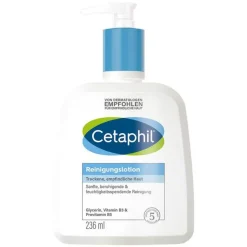 Cetaphil Reinigungslotion für trockene, empfindliche Haut, 236 ml^ Sale