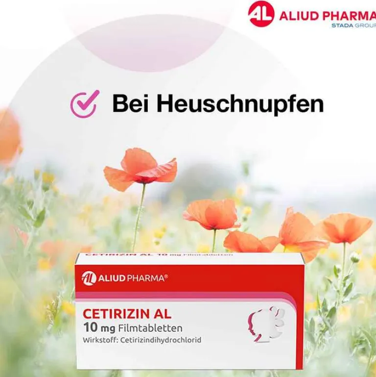 Aliud Pharma Allergie Medikamente|Cetirizin-CETIRIZIN AL 10 mg Filmtabletten, 7 St