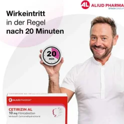 Aliud Pharma Allergie Medikamente|Cetirizin-CETIRIZIN AL 10 mg Filmtabletten, 7 St