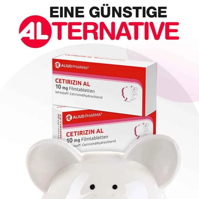 Aliud Pharma Allergie Medikamente|Cetirizin-CETIRIZIN AL 10 mg Filmtabletten, 7 St