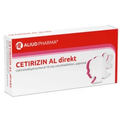 CETIRIZIN AL direkt Lutschtabletten, 21 St^Aliud Pharma Clearance