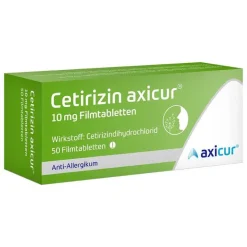 axicur Cetirizin|Allergie Tabletten-Cetirizin ® 10 mg Filmtabletten, 50 St