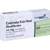 Fairmed Cetirizin Fair-Med Healthcare 10 mg Filmtabletten, 50 St- Allergie Tabletten