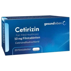 Cetirizin Fair-Med Healthcare 10 mg Filmtabletten, 50 St^Gesund Leben Best
