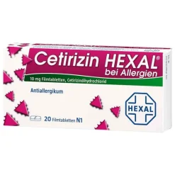 Cetirizin Filmtabletten bei Allergien, 20 St^Hexal Sale