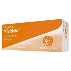 Vividrin Cetirizin ® - Schnell wirksame Allergietabletten, 7 St- Cetirizin|Allergie Tabletten