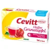 Cevitt Zink|Vitamin C (Ascorbinsäure)-immun heißer Granatapfel zuckerfrei Granulat , 14 St