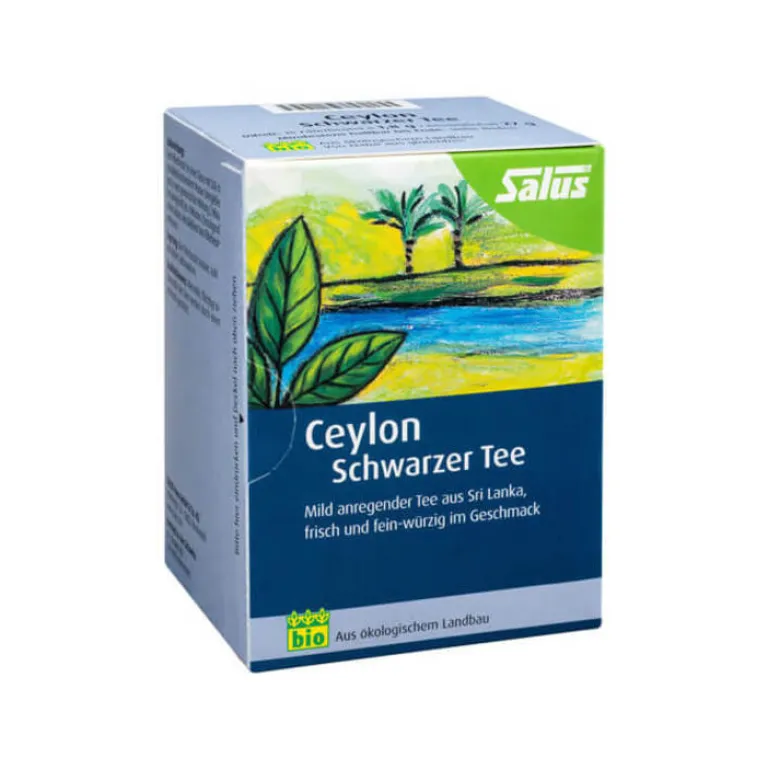 Salus Ceylon Schwarzer Tee bio Filterbeutel, 15 St- Schwarzer Tee