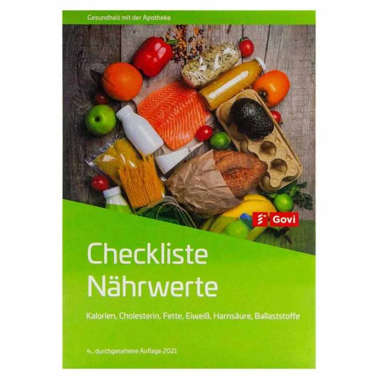 Checkliste Nährwerte, 1 St^Avoxa