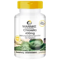 Warnke Chlorella-Chlorella 400 mg Tabletten, 100 St