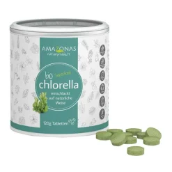 Amazonas Naturprodukte Chlorella Bio Tabletten 400 mg, 120 g- Chlorella|Sonstige Bio Produkte