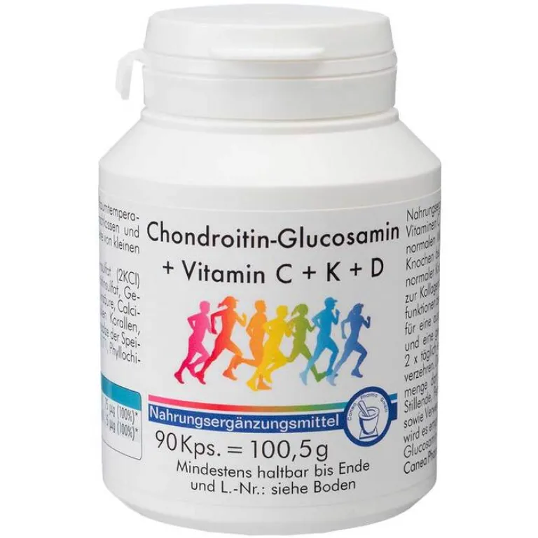 Chondroitin Glucosamin + Vitamin K + D Kapseln, 90 St^Canea-Pharma Outlet