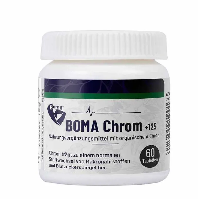 Boma Lecithin Chrom-Chrom + 125 Tabletten, 60 St