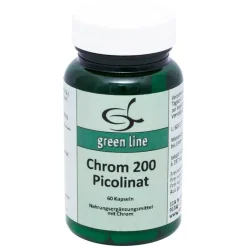 Green line Nutritheke Chrom 200 Picolinat Kapseln, 60 St- Chrom