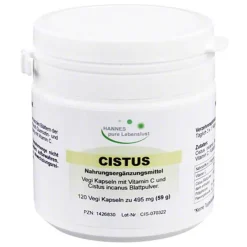 Hannes pure Lebenslust Cistus-Cistus Incanus Vegi Kapseln, 120 St