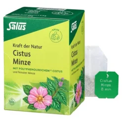Salus Bio Tee-Cistus Minze Kräutertee bio Filterbeutel, 15 St