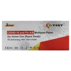 Citest 3 in 1 Selbsttest Covid-19 Antigen & Influe, 5 St- Corona Schnelltest