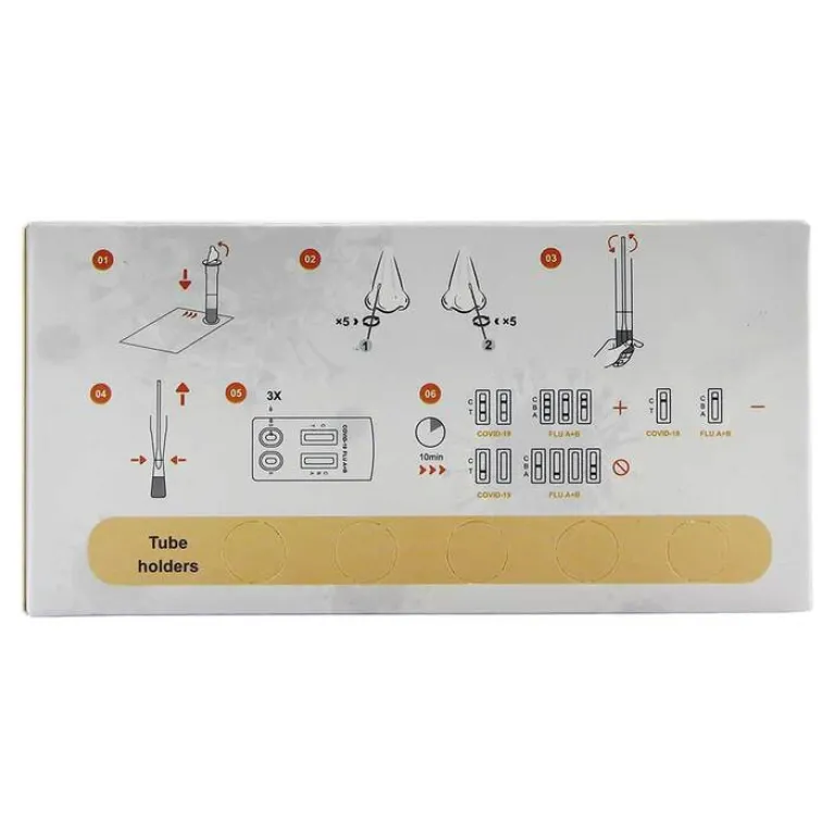 Citest 3 in 1 Selbsttest Covid-19 Antigen & Influe, 5 St- Corona Schnelltest