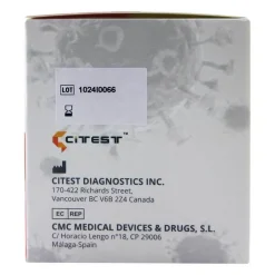 Citest 3 in 1 Selbsttest Covid-19 Antigen & Influe, 5 St- Corona Schnelltest
