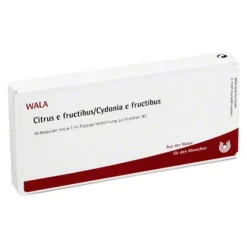 Citrus E Citrus e fructib. Cydonia e fructib. Ampullen, 10X1 ml^Wala New
