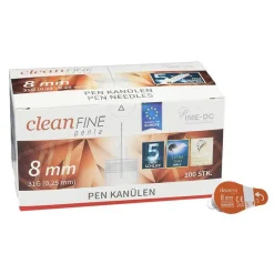 penta Pen Kanüle 31 G 8 mm, 100 St^Cleanfine