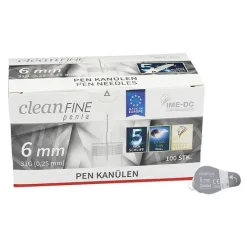 Cleanfine Lanzetten & Stechhilfen-penta Pen Kanüle 31 G 6 mm, 100 St