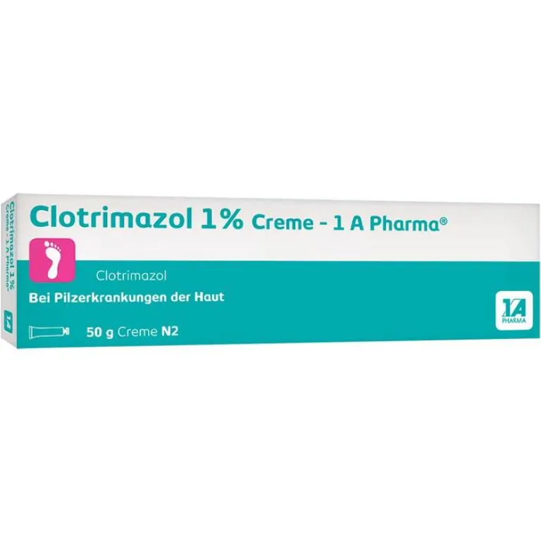 1A Pharma Hautpilz Creme-Clotrimazol 1% Creme , 50 g