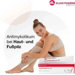 Aliud Pharma CLOTRIMAZOL AL 1% Creme, 20 g- Hautpilz Creme|Fußpilz Creme