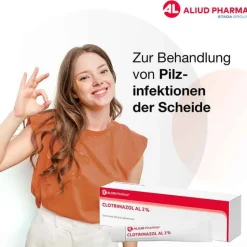 Aliud Pharma Scheidenpilz Medikamente|Scheidenpilz Creme-CLOTRIMAZOL AL 2% Vaginalcreme, 20 g