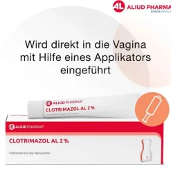 Aliud Pharma Scheidenpilz Medikamente|Scheidenpilz Creme-CLOTRIMAZOL AL 2% Vaginalcreme, 20 g