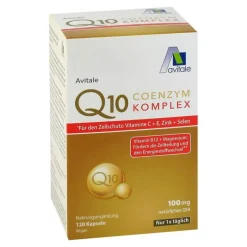 Coenzym Q10 100 mg Kapseln + Vitamine + Mineralstoffe, 120 St^Avitale Best