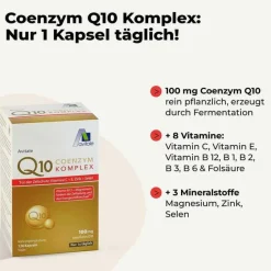 Coenzym Q10 100 mg Kapseln + Vitamine + Mineralstoffe, 120 St^Avitale Best