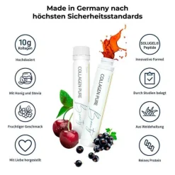 Collagen Pure Beauty 10 g Kollagen hochdosiert Gold-Edition, 28X25 ml- Kollagen