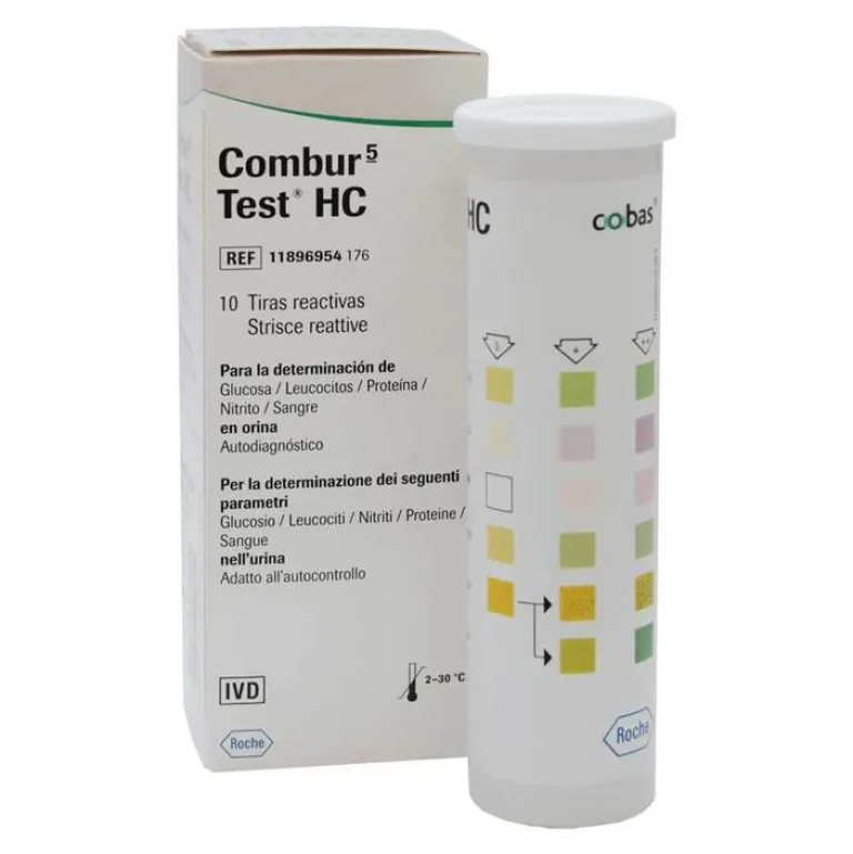 5 Test HC Teststreifen, 10 St^Combur Outlet