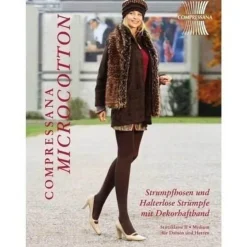 Stütz- Und Reisestrümpfe-Compressana Microcotton Schenkelstrümpfe BW 3 schwarz HB, 2 St