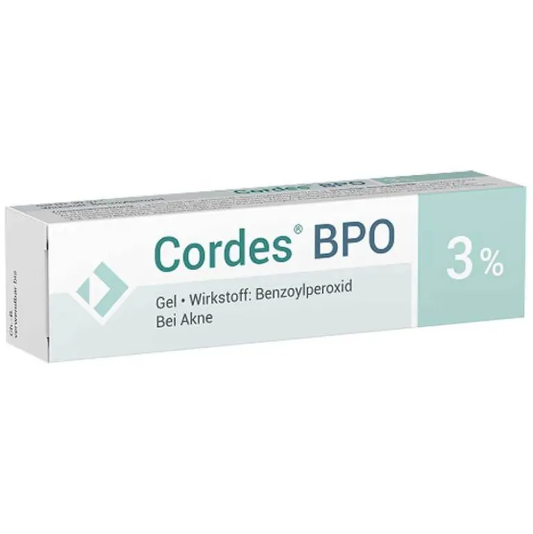 Cordes BPO 3% Gel, 30 g- Akne-Creme