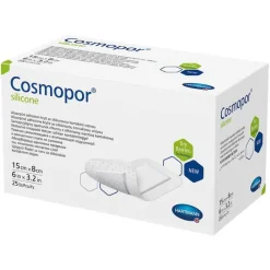 Cosmopor ® silicone Wundverband 8x15 cm, 25 St- Wundpflaster