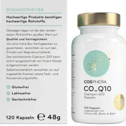 Cosphera Coenzym Q10-Coenzym Q10 Kapseln 250 mg, 120 St