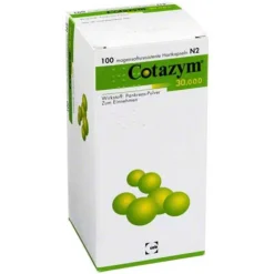 Cotazym Verdauung-30.000 Pellets magensaftresistente Kapseln, 100 St