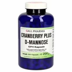 Cranberry Plus D-Mannose GPH Kapseln, 360 St- Mannose