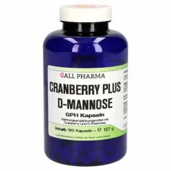 Mannose-Cranberry Plus D-Mannose GPH Kapseln, 180 St