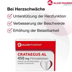 CRATAEGUS AL 450 mg Filmtabletten, 50 St^Aliud Pharma Sale