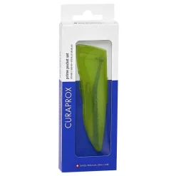 Curaprox Cps 459 prime Pocket Set mit Uhs 470 Halter + 5 Bürstchen Cps 07 - 011, 1 P- Zwischenraumreinigung