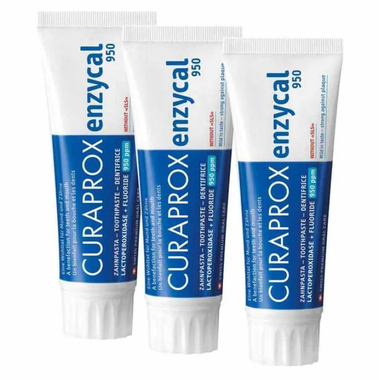 enzycal 950 Fluorid extra milde Zahnpasta, 225 ml^Curaprox Best