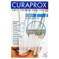 Curaprox Zwischenraumreinigung-LS 635 Interdentalbürste mittel, 8 St