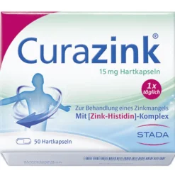 Curazink Hartkapseln, 50 St- Zink