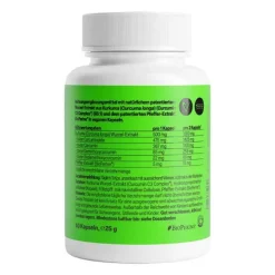 Curcumin-Triplex3 500 mg / Kap.95% Curcumin + Bioperin, 40 St^Zein Pharma